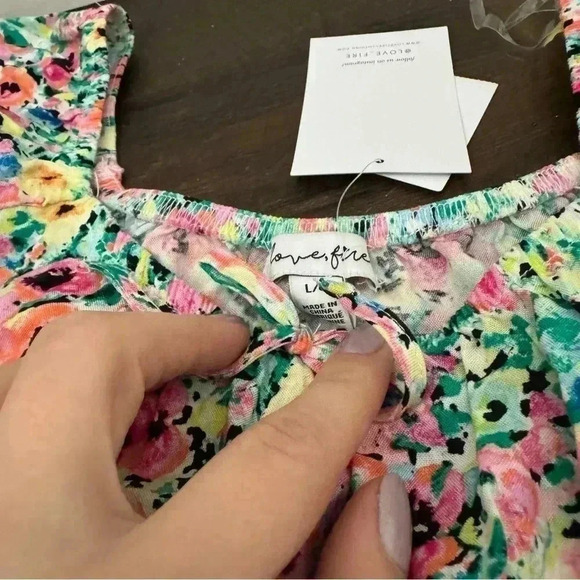 NWT GIRLS love  fire two piece set L/XL - Picture 5 of 6